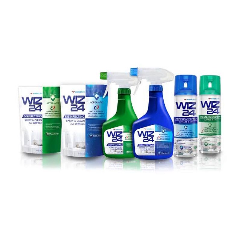 Wiz 24 disinfectant spray aerosol 300 ml/ spray 450 ml /refill 400ml