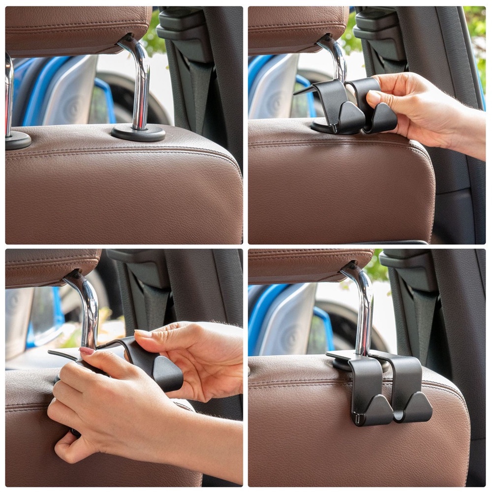 【COD Tangding】1pc Bracket Kait Gantung Belakang Kursi Mobil Multifungsi Holder Handphone