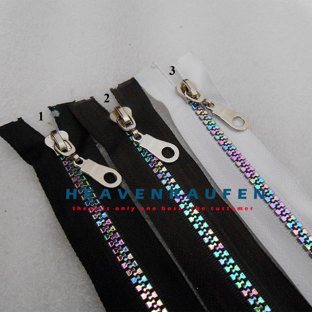 Resleting Pelangi Rainbow Zipper 100 cm / 1 Meter Untuk Resleting Abaya Gamis Dll