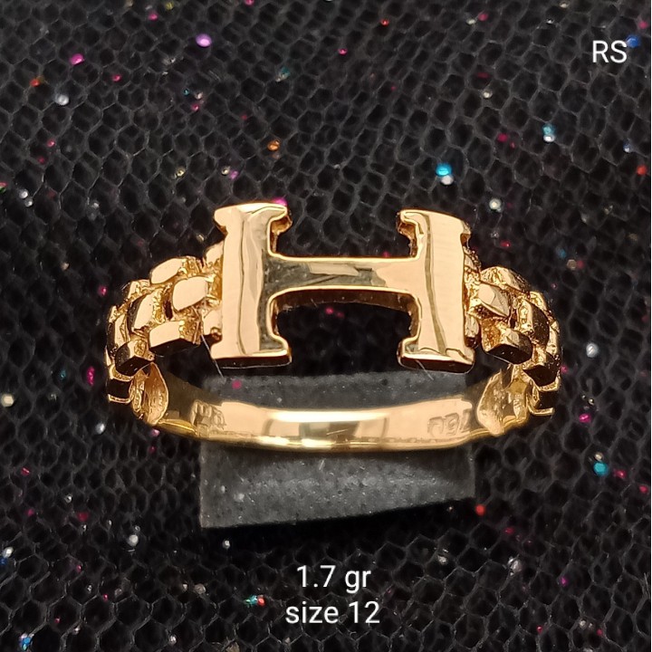 Cincin Emas 17K - 1.7 gr Kadar 750 - CMS100000007