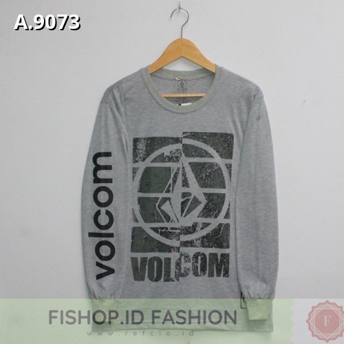 Kaos Surfing Distro Pria Volcom Premium Murah Lengan Panjang