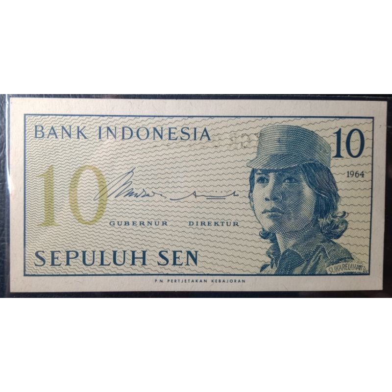 UANGKUNO 10 SEN THN 1964