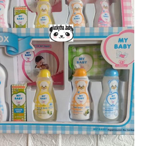 ✬ PAKET MY BABY BOX / GIFT SET BAYI / KADO BAYI / SABUN BAYI / PERLENGKAPAN MANDI BAYI ➾