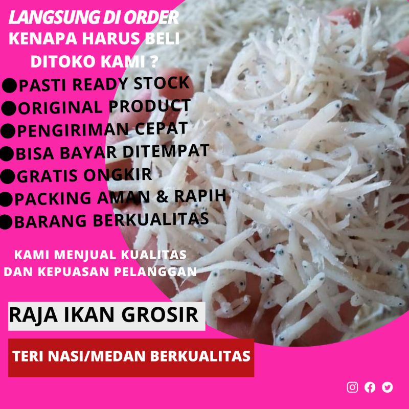 

TERI MEDAN/NASI 100 GRAM BAGUS MURAH