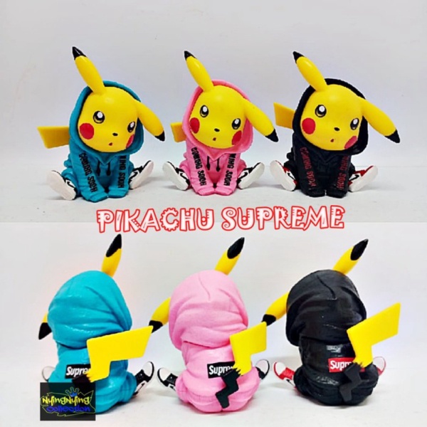 

Dijual SUPREME ACTION FIGURE/FIGURE/MAINAN Limited SET PIKACHU CUTE LUCU POKEMON 3