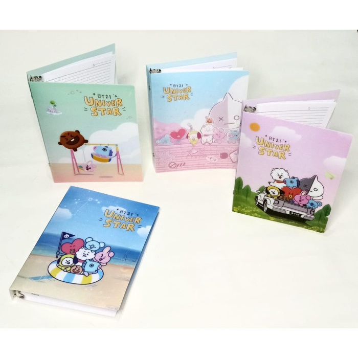 

Bergaransi Bos Binder Note A5 Motif Bt21/Buku Tulis/Ring Besi/Spiral Book/Notepad Sale!!!