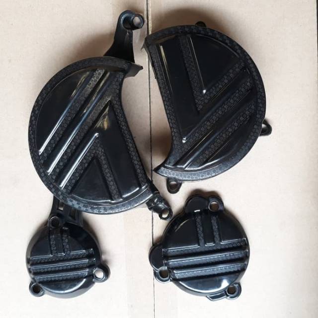 Cover tutup blok mesin klx 150 D-Tracker tutup blok mesin KLX D-Tracker pelindung blok mesin KLX 150