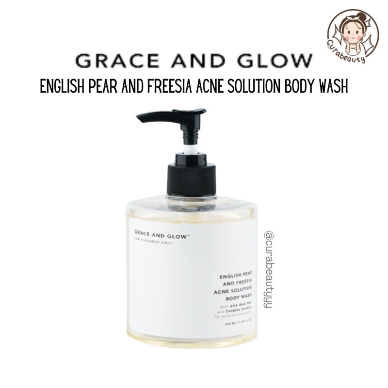 MANADO GRACE AND GLOW ENGLISH PEAR AND FREESIA ANTI ACNE SOLUTION BODY WASH