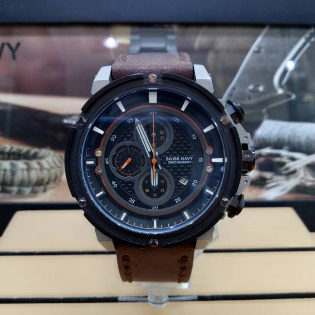 Jam tangan Pria SWISS NAVY SN-6810 ORIGINAL