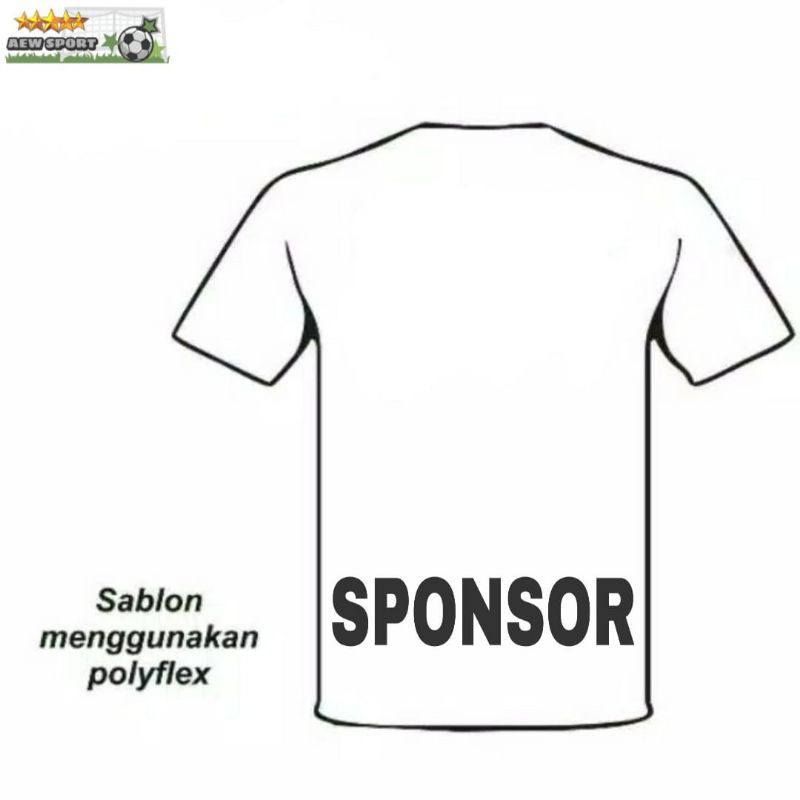 JASA TAMBAH SABLON POLYFLEX NAMA TEAM / SPONSOR