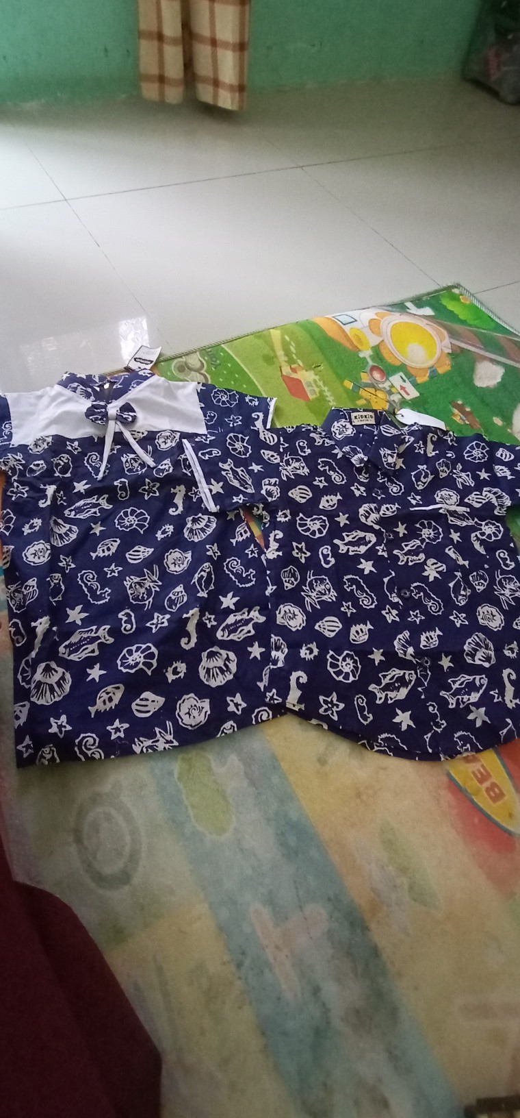 Batik Couple Anak Batik Anak Couple Kakak Adik Baju Warna Navy Biru Dongker