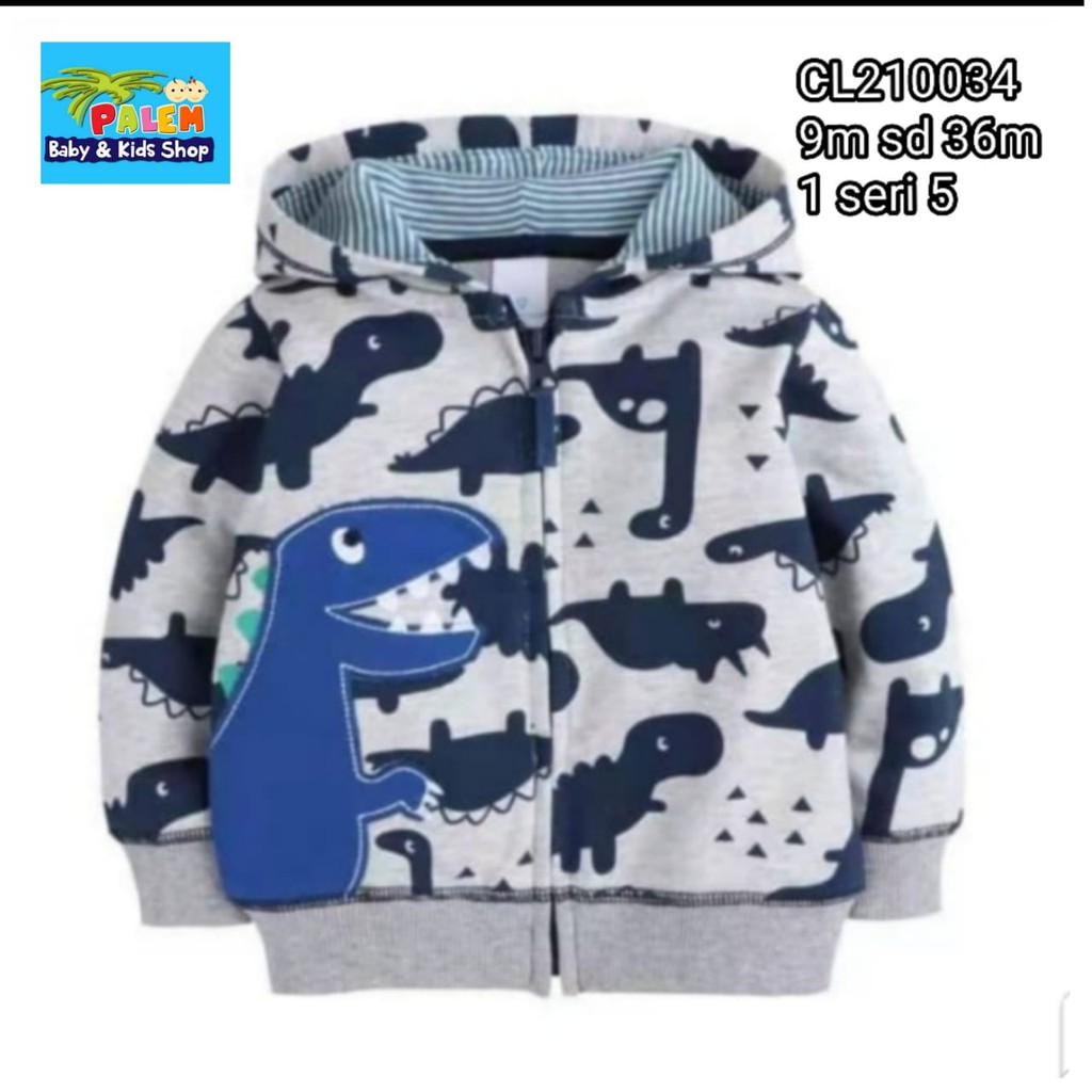 jaket motif terbaru catell love usia 9M-3T