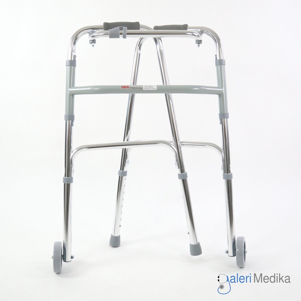 Walker Alat Bantu Jalan dengan Roda GEA FS912L / FS 912 L / FS-912L