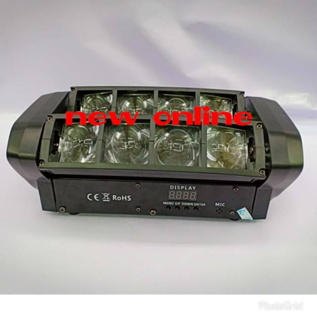 Moving head mini spider full colour 8*5w