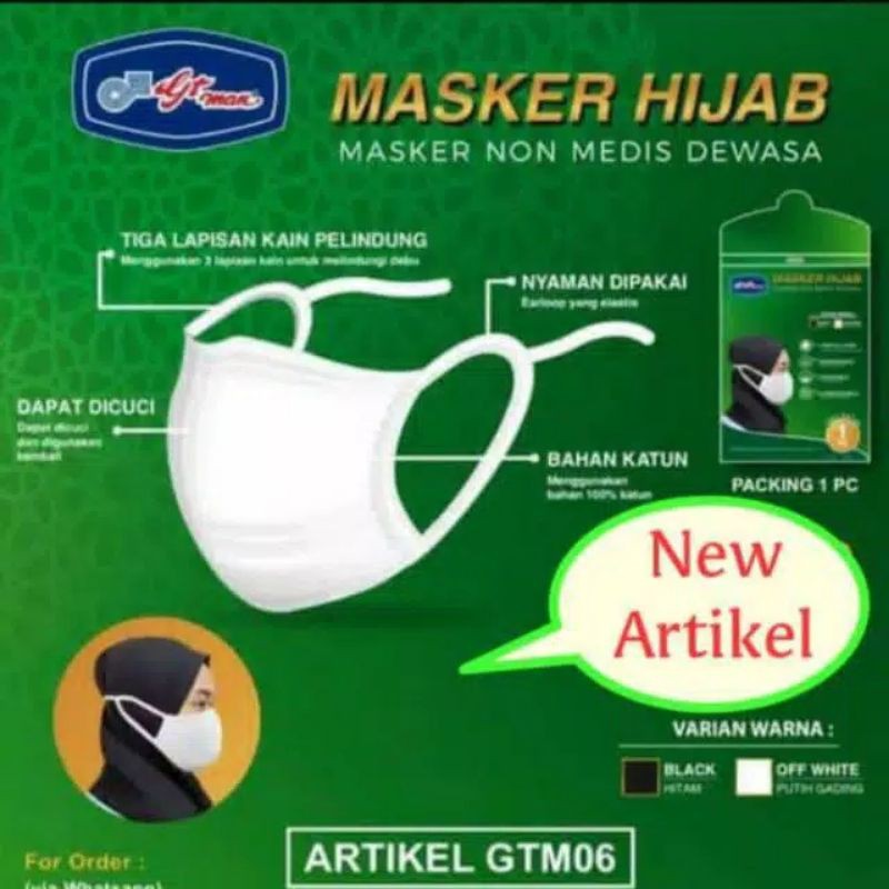 GTMAN Masker Hijab GTM 06