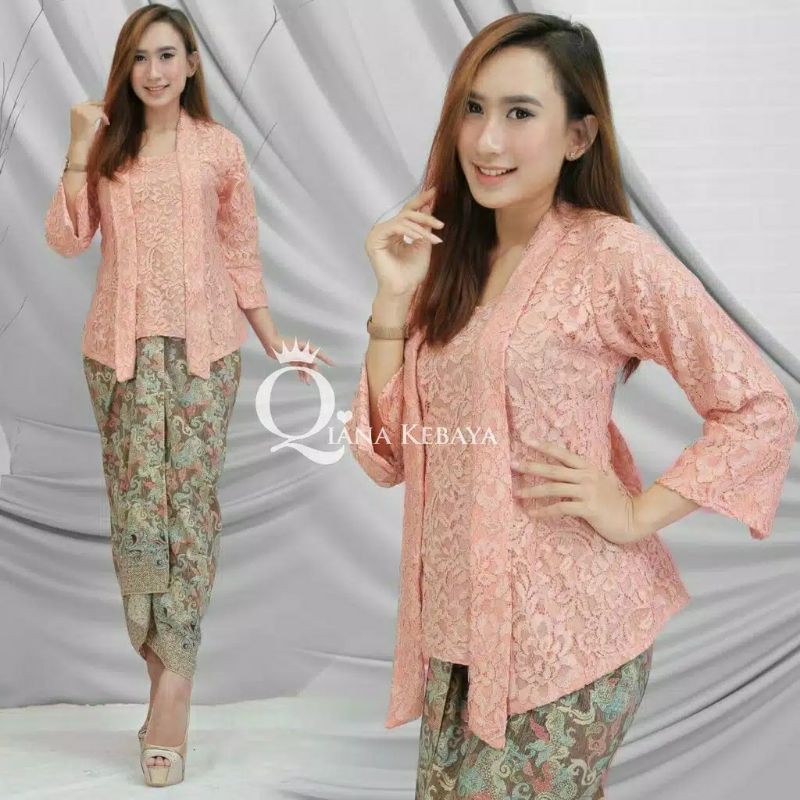 SETELAN KEBAYA KUTUBARU / KEBAYA BUSUI / KUTUBARU BROKAT / ROK LILIT