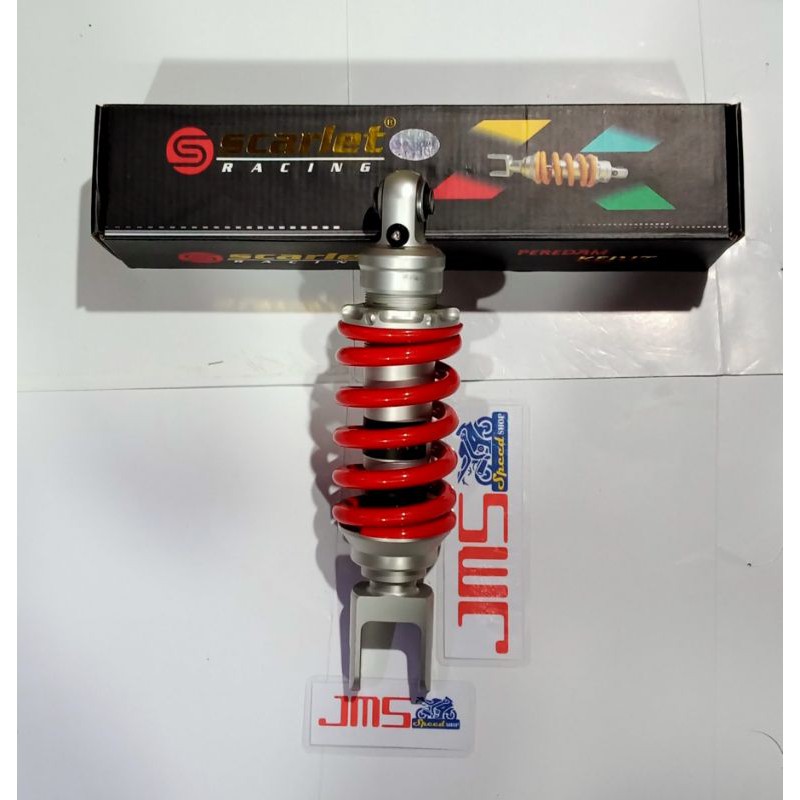 mono shock scarlet/ moto gp yamaha vixion old vixion new r15 mt15 xable merah dan kuning hiitam cnc