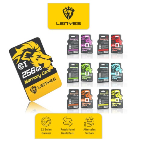 LENYES Micro SD Card 4GB/8GB/16GB/32GB/64GB/128GB High Speed Up To 90 MB/S Class 10 Memory Card 4.9