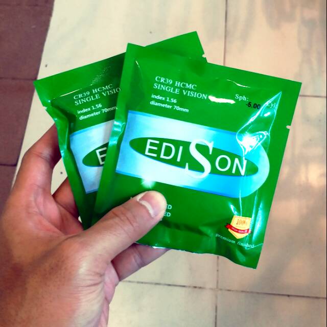 LENSA KACAMATA ANTIRADIASI EDISON - CRMC GOOD COATING