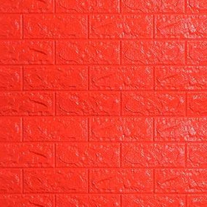 Mudah Wallpaper 3D Zt0112 Brick Foam Red Wallpaper Dinding Batu Bata Merah Bagus