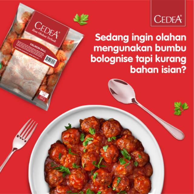 Cedea Bakso Salmon / Salmon Ball 500 gram