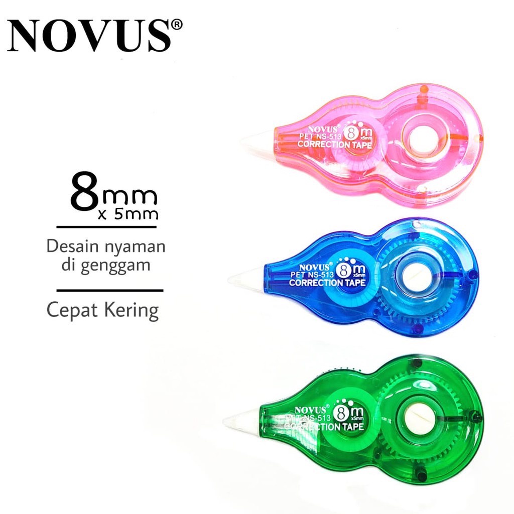 

Novus Correction Tape / Tipe Ex Pita NS-513