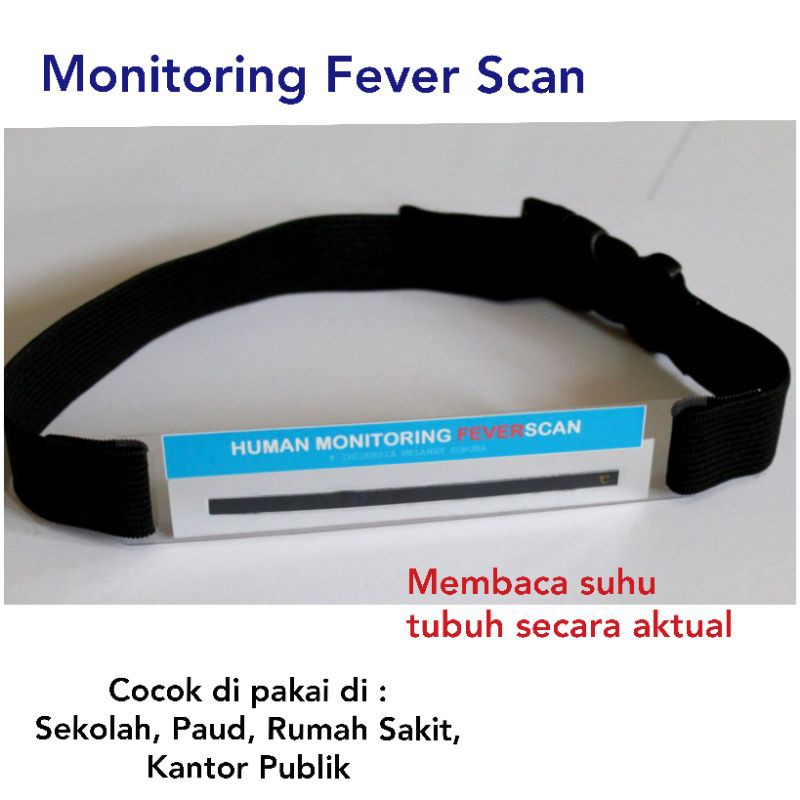 Termometer Suhu Tubuh Monitoring Fever Scan Untuk Memantau Suhu Secara Aktual