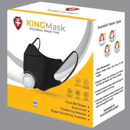 Masker King Mask Duckbill Earloop 1Box isi 5Opcs