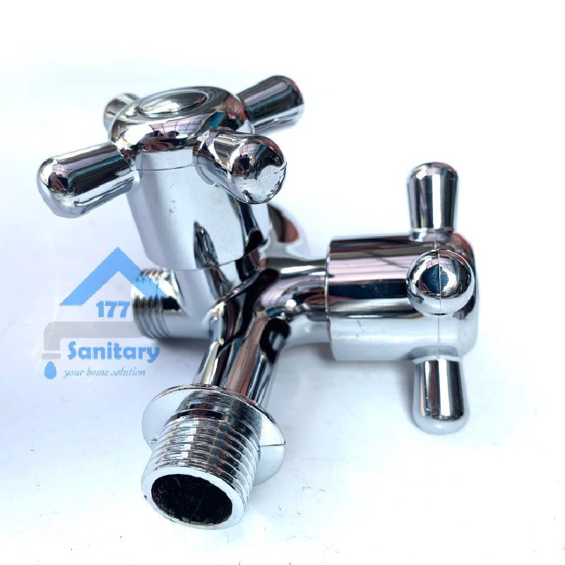 Kran cabang baling A1- keran air double cabang faucet shower double dua kloset mandi sanitary /A66