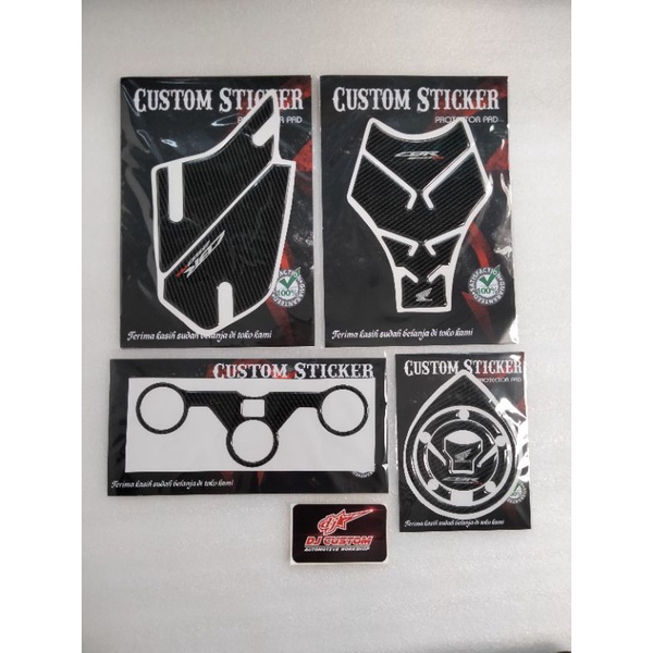 Stiker timbul custom CBR 250RR lengkap
