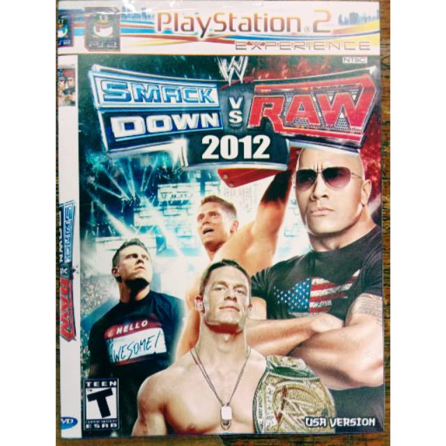 Kaset Game PS2 Smack Down vs Raw 2012 (KOPAB)