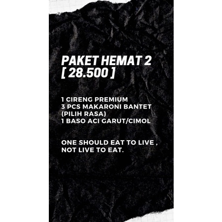 

PAKET HEMAT 2 DNA FOOD