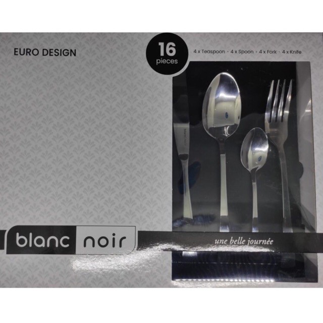 Sendok Makan Stainless Blanc Noir Premium