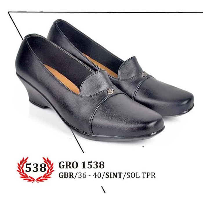 New sepatu pantofel wanita,sepatu kerja wanita, sepatu kantor GRO 1538 sepatu berkualitas