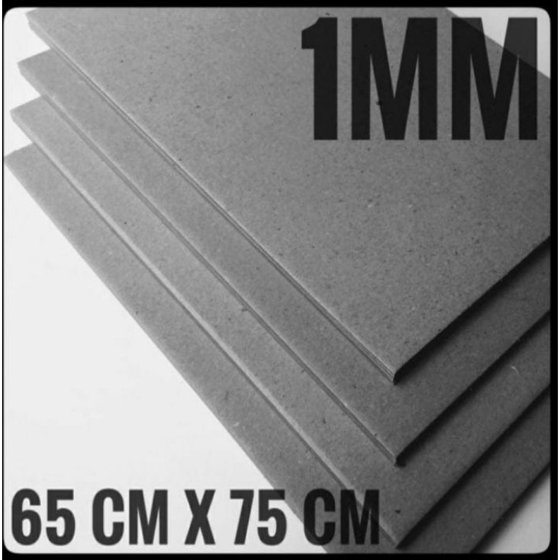 

Karton Board No.50 / 1 MM uk 65 cm x 75 cm 1 pack ( isi 50 lembar )