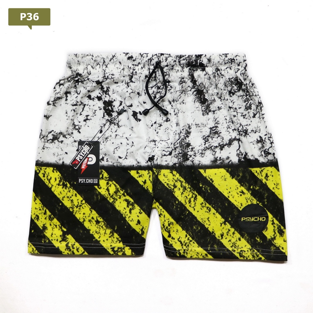 BEST SELLER - BOXER PRIA WANITA CELANA PENDEK GROSIR KOLOR PANTAI-DBM-X17