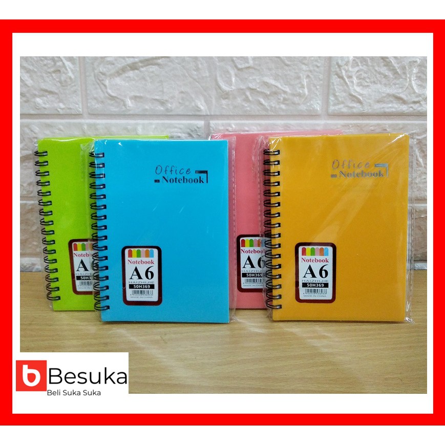

NOTEBOOK SPIRAL A6 NO.50H369