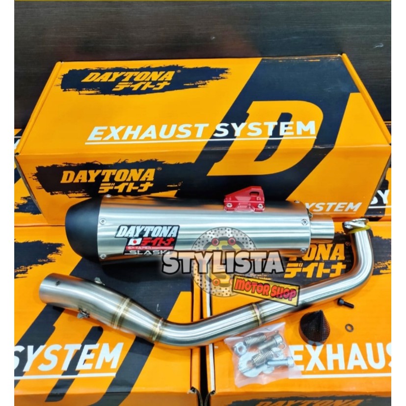 KNALPOT DAYTONA NMAX 2020 ALL NEW NMAX 2020 2021 KNALPOT NEW AEROX 2021 CONNECTED RACING DAYTONA ASL