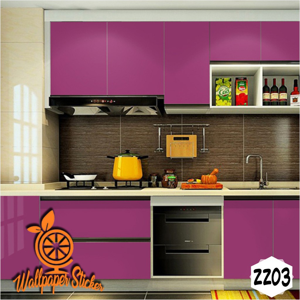 Wallpaper Sticker Dapur wallpaper stiker dinding Kamar Mandi anti air anti minyak panjang 61cm x 5meter