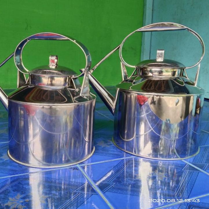 ➯Best Seller➯ Ceret Angkringan Stainless Tebal uk Besar 7Liter (D 25CM) & Sedang 5 Ltr (D 23CM) / Te