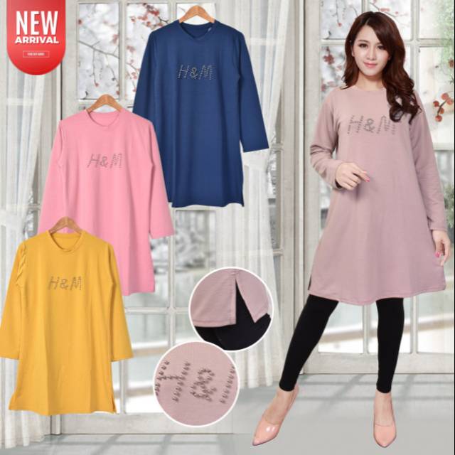 " YOLA DISTRO 16 " / kaos tunik babyterry import cewek 04 / harga murah / bisa bayar di tempat