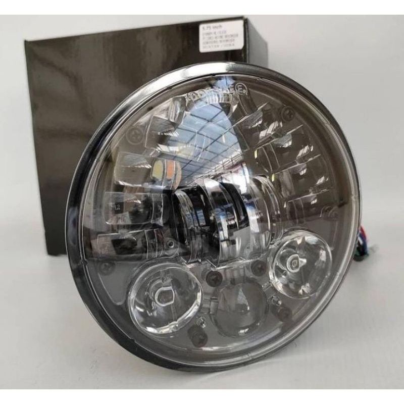 daymaker 16 LED 5,7 in import / lampu demaker demeker untuk batok L2g h4 / batok cb125 l2g van van c