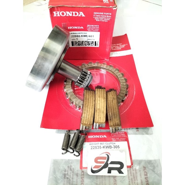 LONCENG KOMPLIT (KWB) HONDA ORIGINALKAMPAS GANDA  PLAT KUPLING  REVO FIT 110 ABSOLUTE BLEDE  OLD LAMA