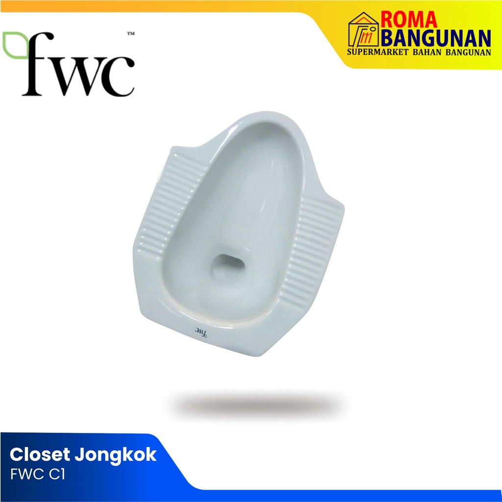 FWC Kloset Jongkok / Closet Jongkok C1 -Biru Muda