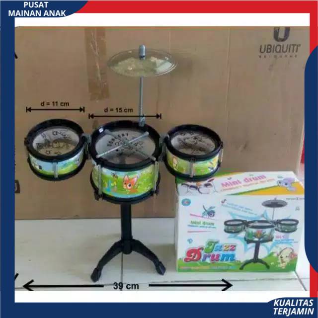 MAINAN ANAK DRUM SET MINI DRUM  -MAINAN EDUKASI ALAT MUSIC DRAM ANAK