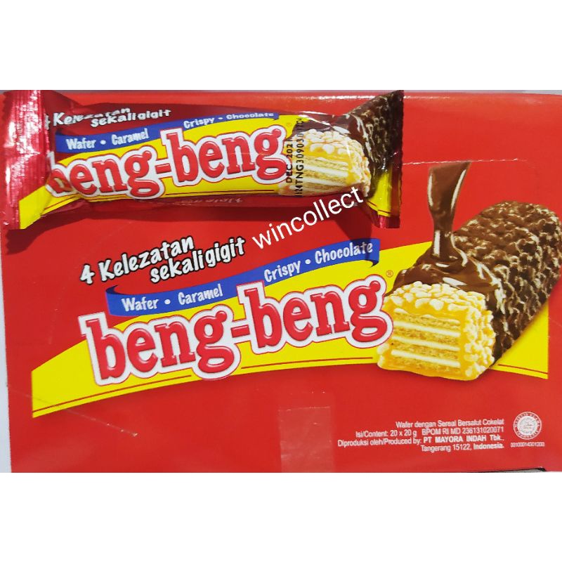 

BENG BENG Wafer/1 kotak (17 bungkus)/wafer coklat caramel/wafer beng beng