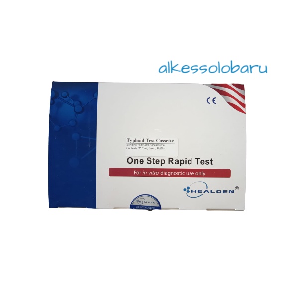 Typhoid IgG-IgM / Test Tifoid / Test Widal / Alat Tes Tipes isi 25 pcs