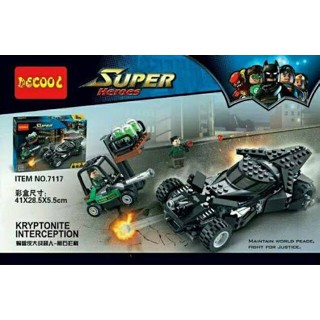 Lego Kw Batman Batmobile Kryptonite Interception Decool 7117