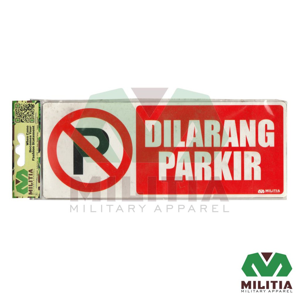 

Stiker kertas Besar DILARANG PARKIR