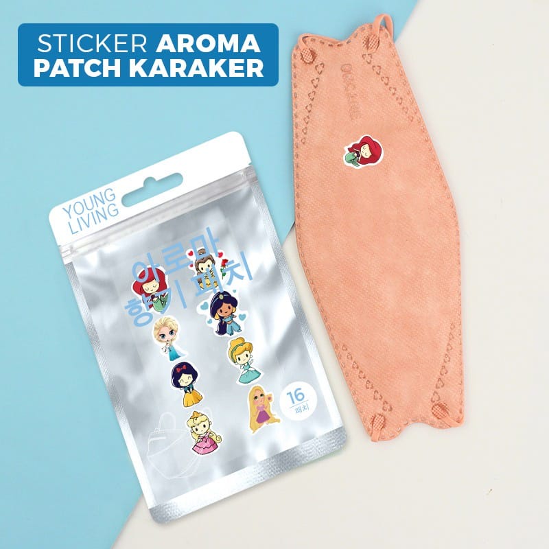 AZ MASK PATCH STICKER AROMATHERAPY / STIKER MASKER AROMA KARAKTER